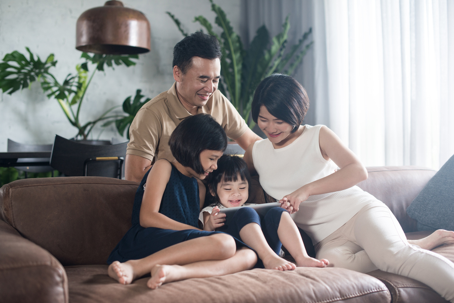 A Happy Family Spending Time Together